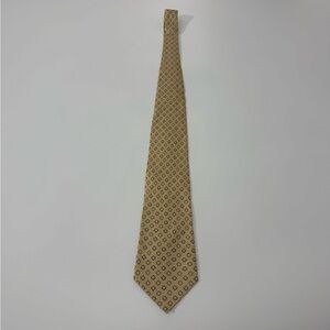Silk Gold Patterned Tie
